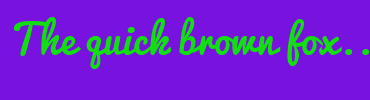 Image with Font Color 12DF12 and Background Color 7812DF